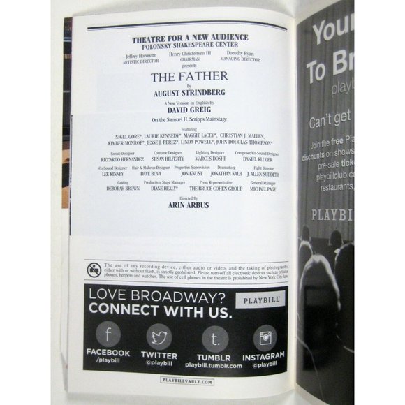 A Doll's House Playbill Pride June 2016 NYC Theatre New Audience Ibsen Lacey - Picture 4 of 8